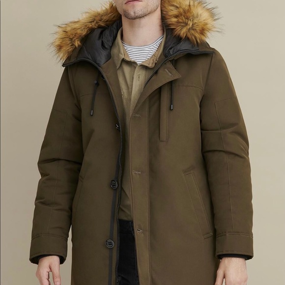 Guess Mens Parka Jacket - Picture 3 of 5